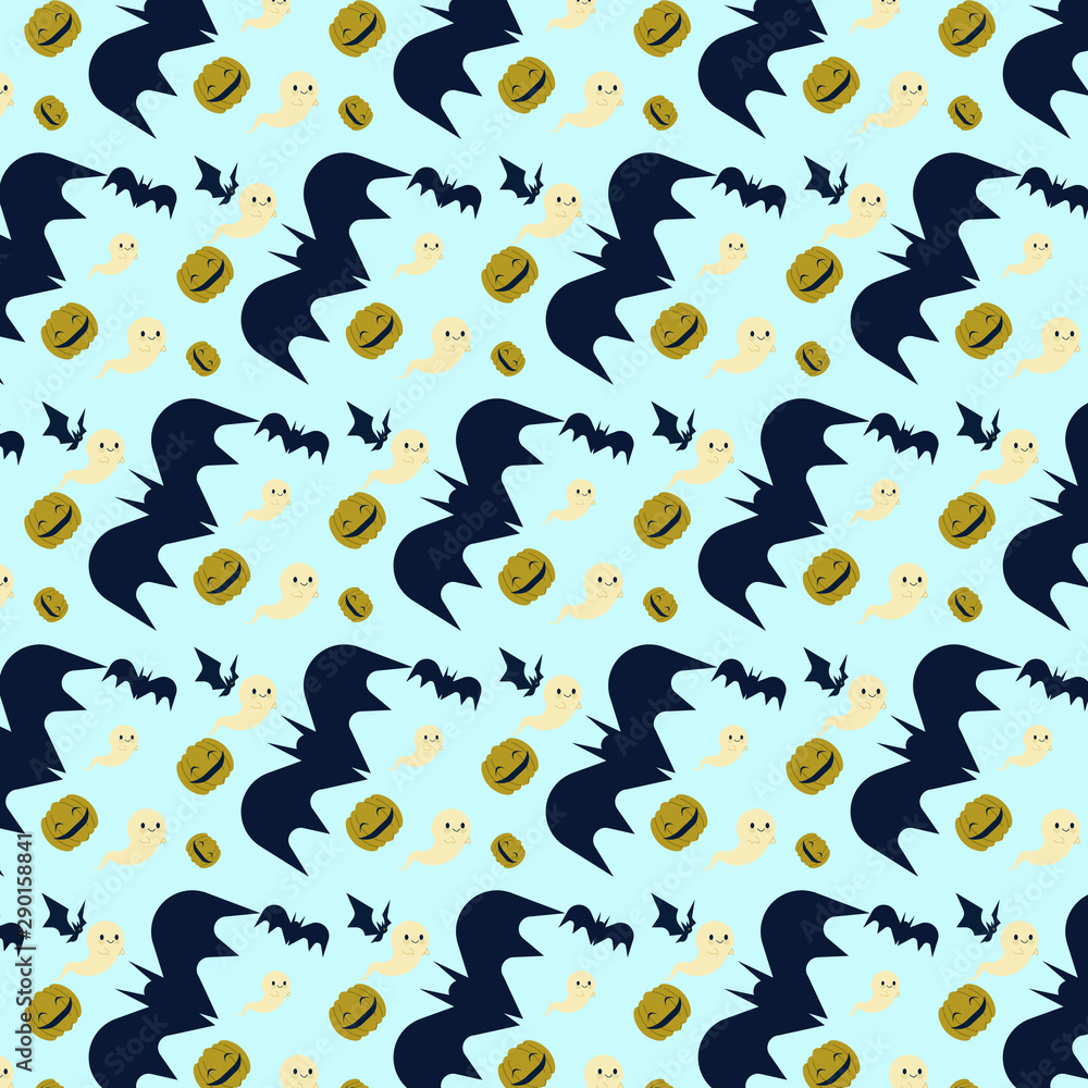 Naklejka premium seamless pattern with bat