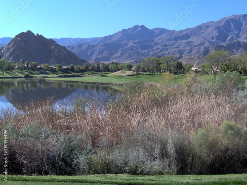 Mountain reflections.