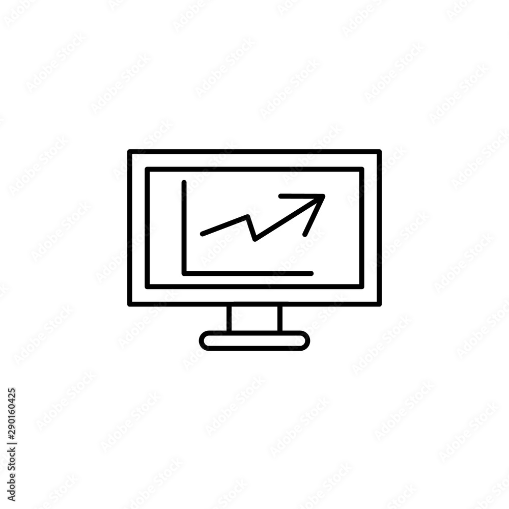 Financial, analytics icon. Element of financial icon Financial, analytics icon. Element of financial icon