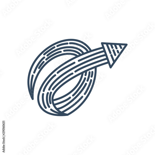 Bounce  Arrow Direction collection Vector outline
