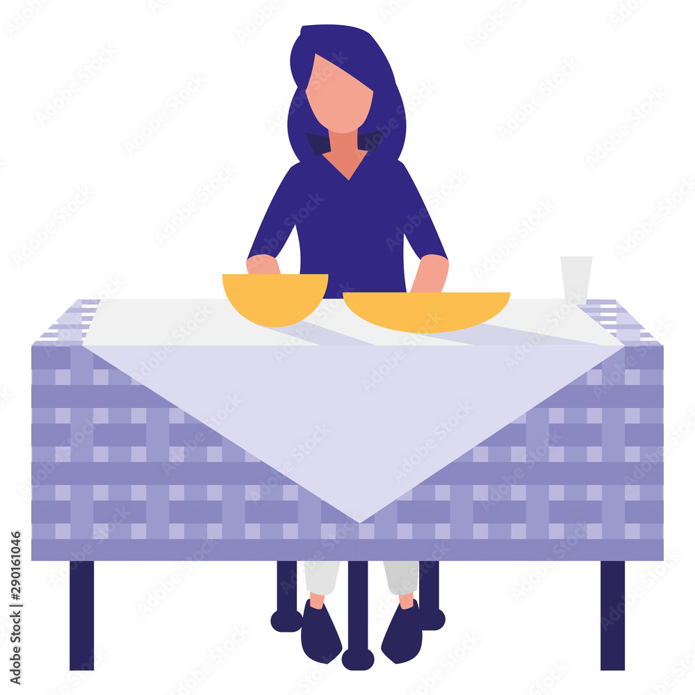 woman sitting on chair vector illustration woman sitting on chair vector illustration