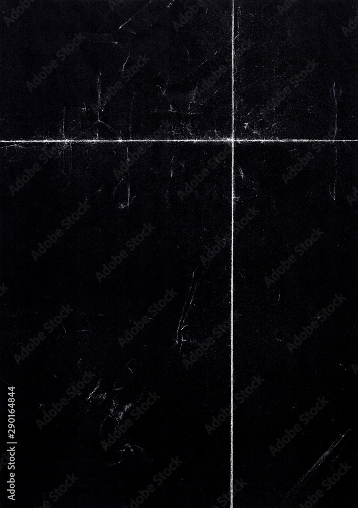 A4 Folded Paper Texture. Authentic Grungy Folded Paper Perfect for