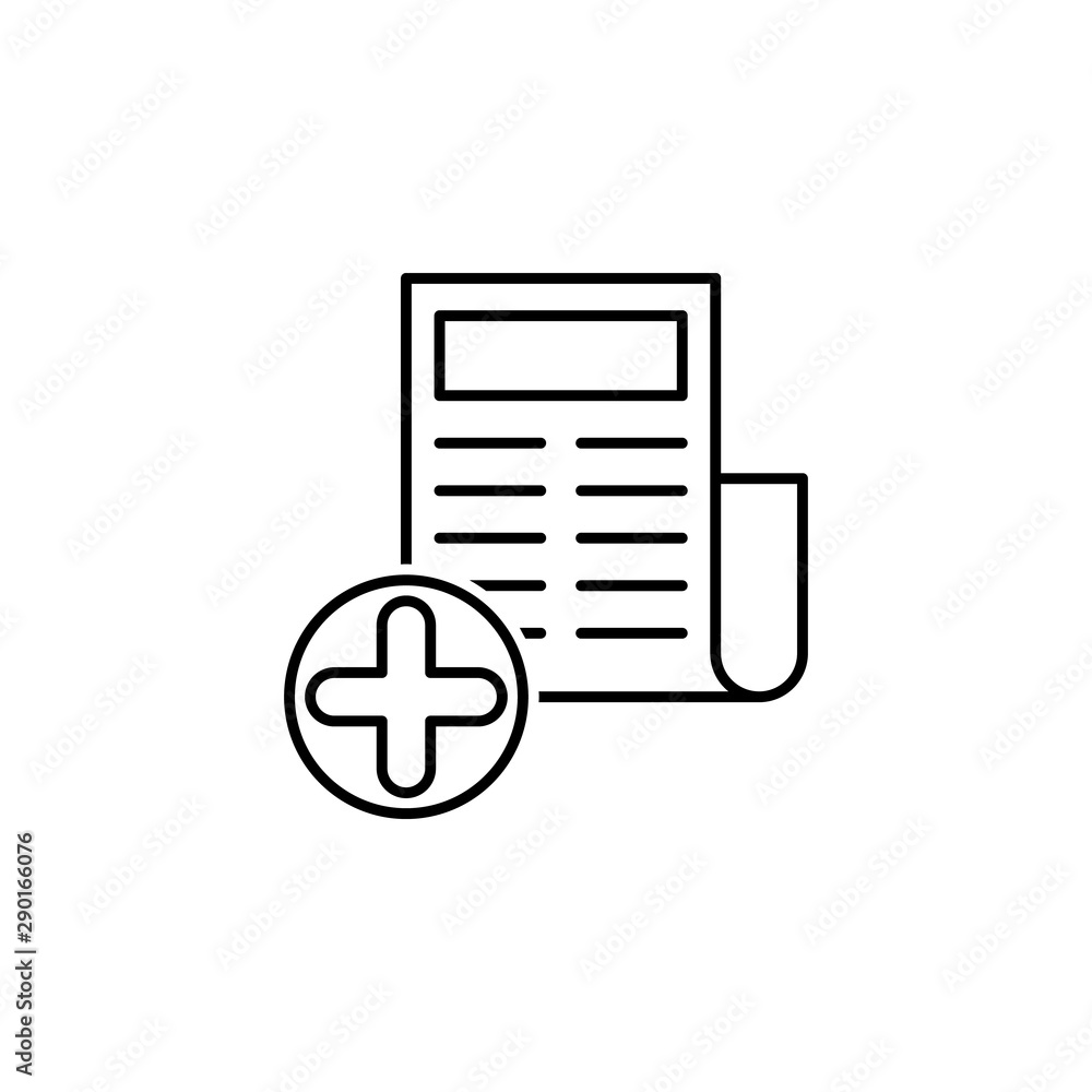 Newspaper icon. Element of news thin line icon Newspaper icon. Element of news thin line icon