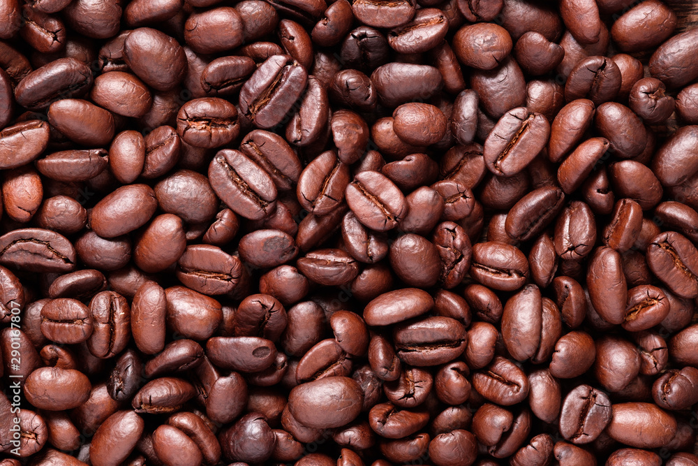Fototapeta premium close up roasted coffee bean