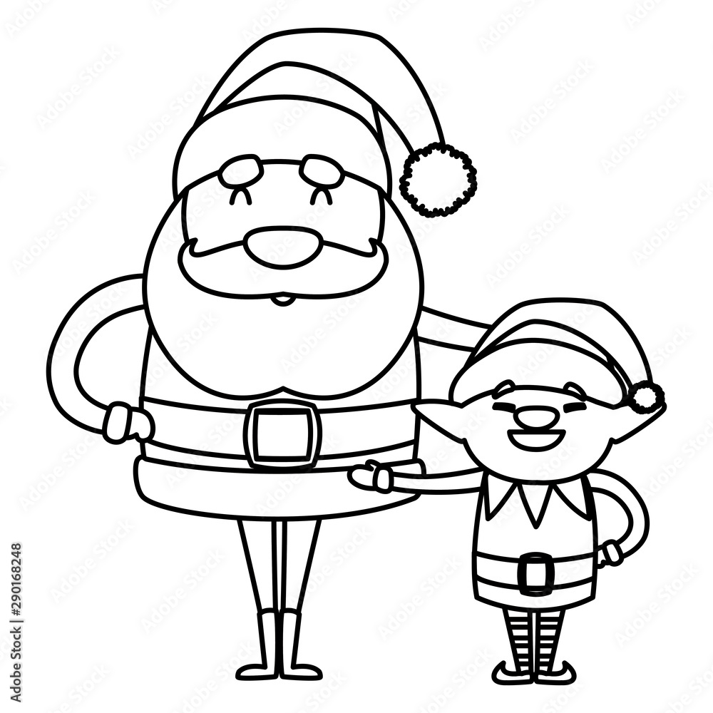 Christmas santa claus design vector illustration Christmas santa claus design vector illustration