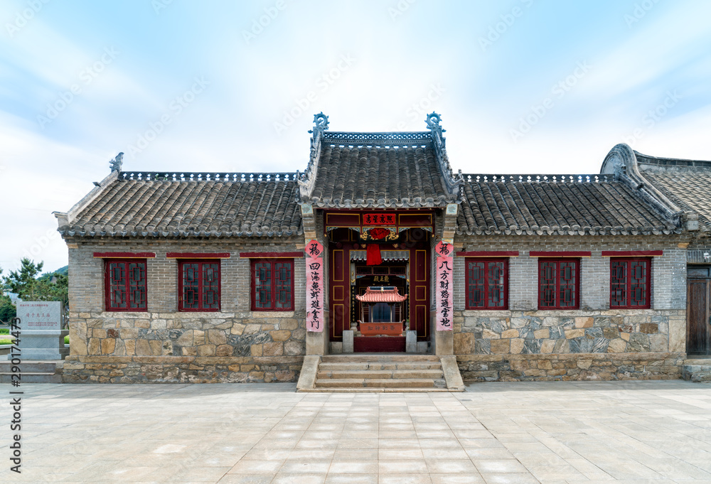 Obraz premium Jingzi Longwang Temple, Weihai, Shandong, China