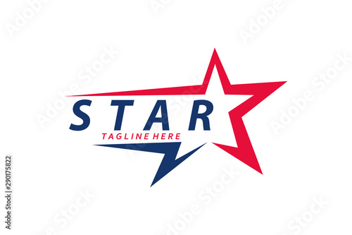star logo icon vector isolated