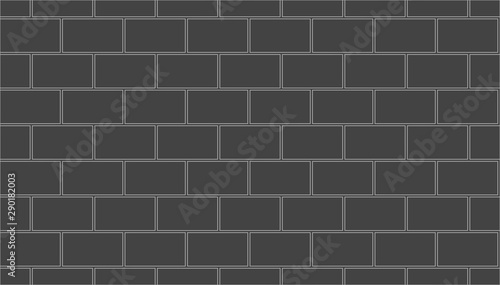 Gray wall made of blocks. Blocks. Gray.Wall.Vector illustration.Stock illustration.