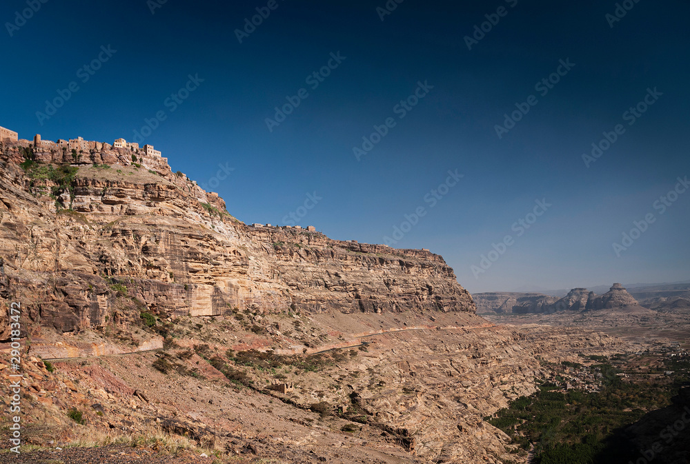 kawkaban ancient hilltop village in haraz mountains of yemen