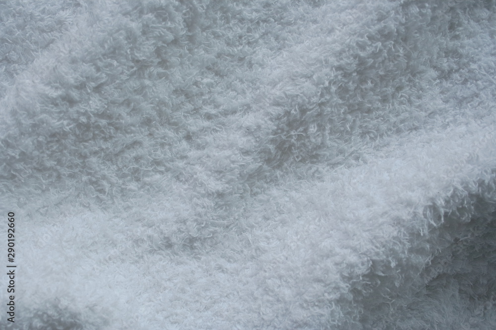 Fototapeta premium Background material. A white towel.