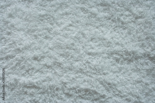Background material. A white bath towel