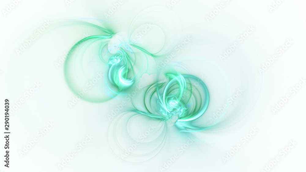 Abstract transparent turquoise crystal shapes. Fantasy light background. Digital fractal art. 3d rendering. Abstract transparent turquoise crystal shapes. Fantasy light background. Digital fractal art. 3d rendering.