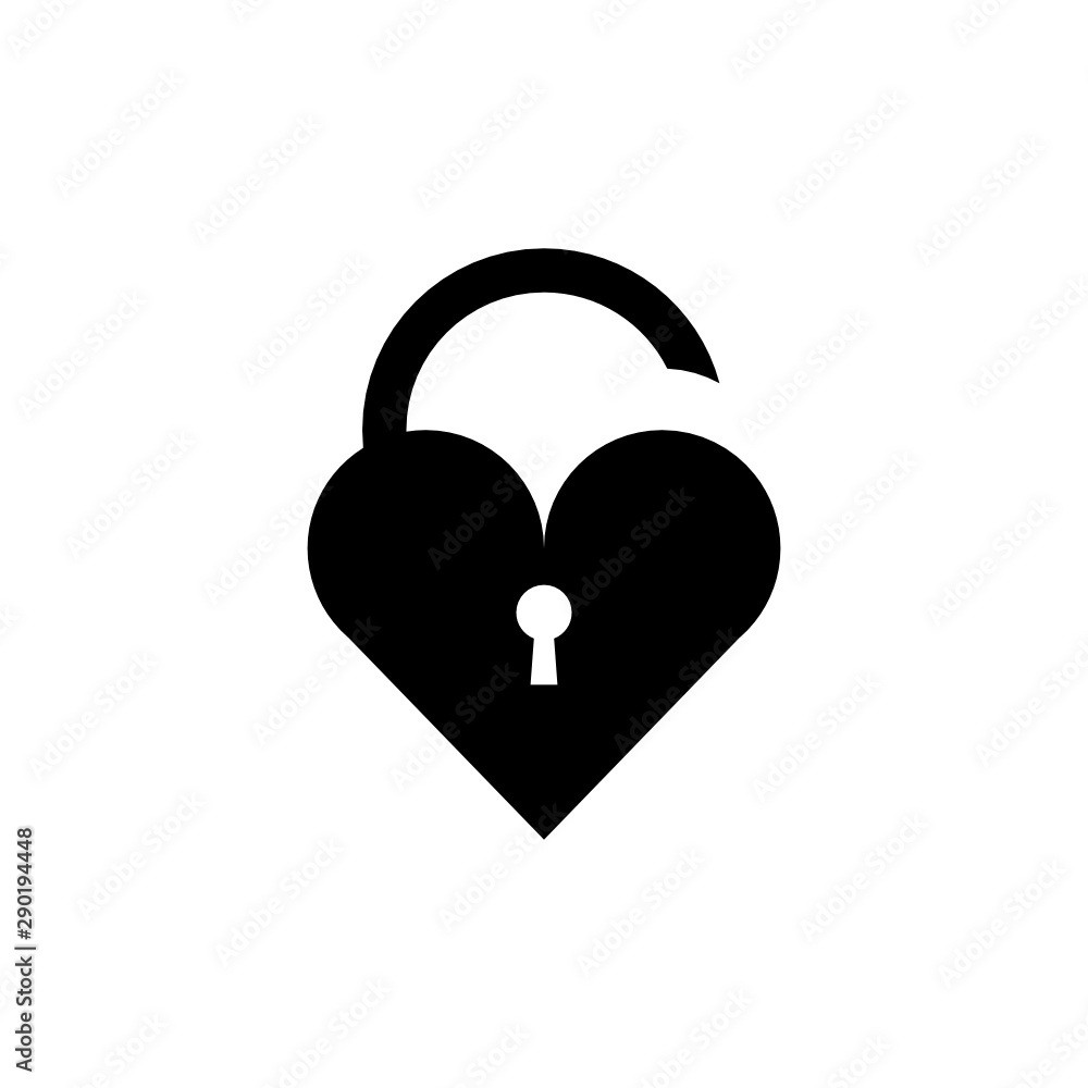 heart with lock heart with lock