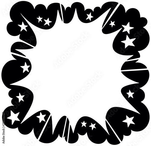 Starburst Explosion Ad Frame