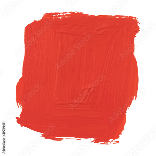 Abstract square color tone hand paint isolated on white background. Banner template for web and paper design