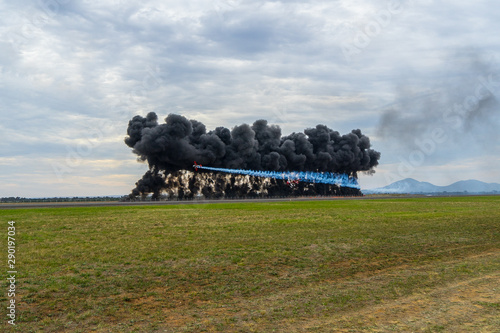 Explosions at the Avalon airshow