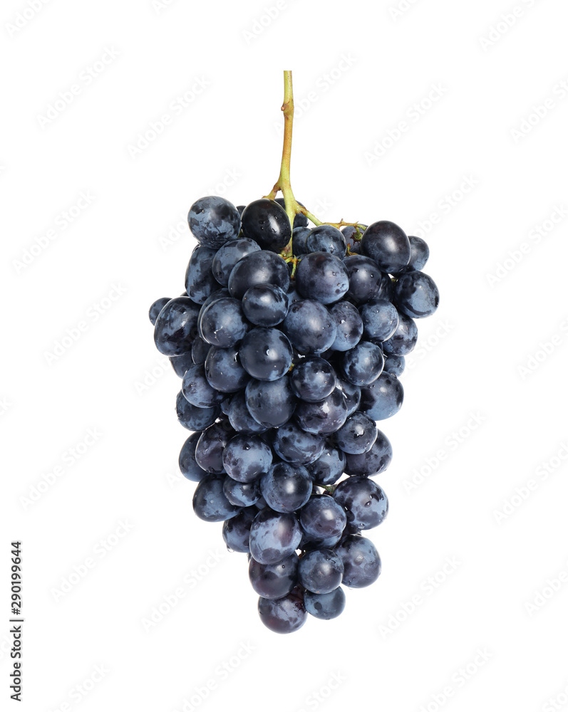 Bunch of fresh ripe juicy grapes isolated on white Bunch of fresh ripe juicy grapes isolated on white