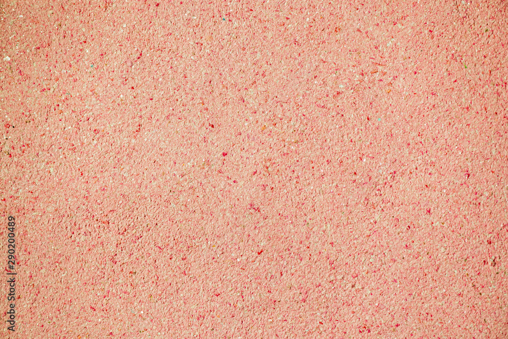 Fototapeta premium Pink wall texture background with red and sparkle dots 