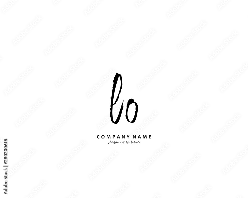 LO Initial letter logo template vector LO Initial letter logo template vector