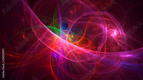 3D rendering multicolored abstract fractal © BetiBup33