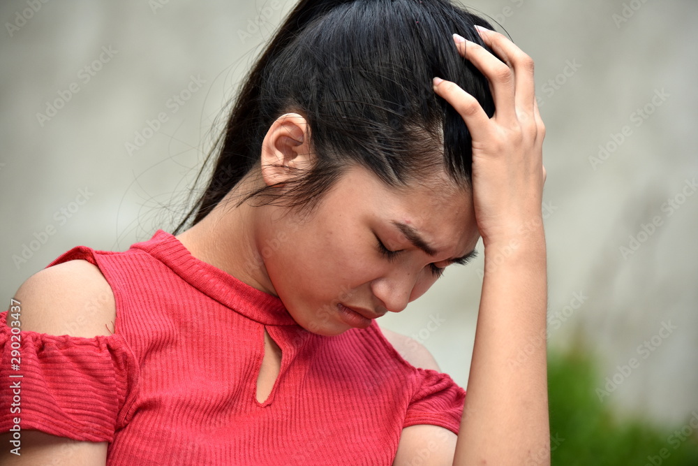 Fototapeta premium A Failed Filipina Girl Youth