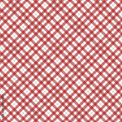 Red Tartan pattern. Texture for - plaid, tablecloths, clothes, shirts, dresses, paper, bedding, blankets, quilts and other textile products. Vector illustration EPS 10