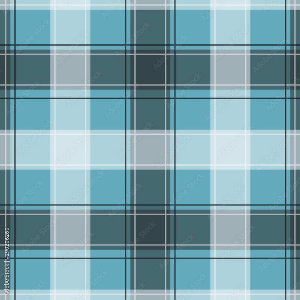 Light blue Gingham pattern. Texture from squares for - plaid, tablecloths, clothes, shirts, dresses, paper, bedding, blankets, quilts and other textile products. Vector illustration EPS 10 Light blue Gingham pattern. Texture from squares for - plaid, tablecloths, clothes, shirts, dresses, paper, bedding, blankets, quilts and other textile products. Vector illustration EPS 10