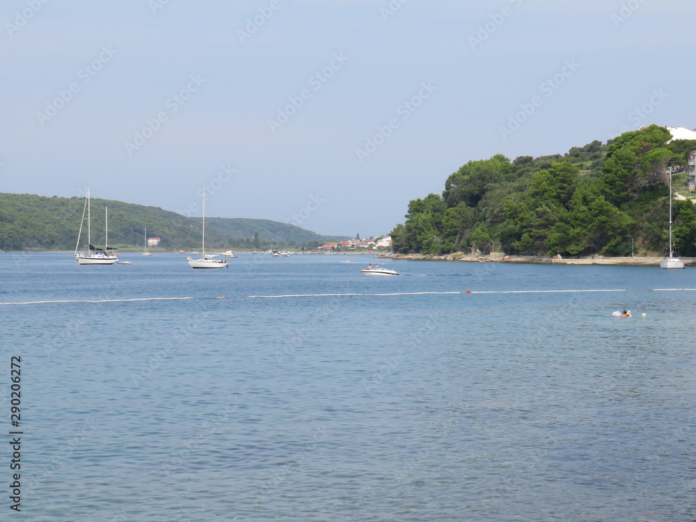 Obraz premium boat on the sea