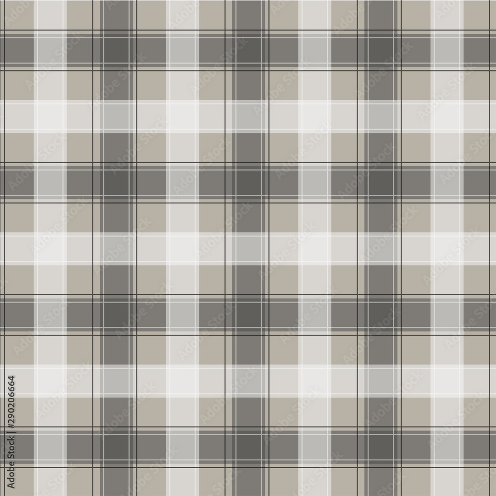 Grey Gingham pattern. Texture from squares for - plaid, tablecloths, clothes, shirts, dresses, paper, bedding, blankets, quilts and other textile products. Vector illustration EPS 10 Grey Gingham pattern. Texture from squares for - plaid, tablecloths, clothes, shirts, dresses, paper, bedding, blankets, quilts and other textile products. Vector illustration EPS 10