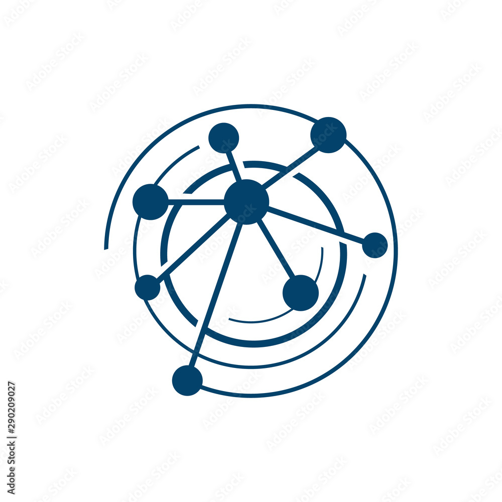 abstract neuron cell biotech molecule atom nanotechnology logo vector icon abstract neuron cell biotech molecule atom nanotechnology logo vector icon