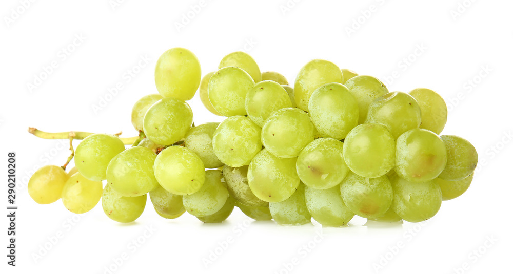 Ripe sweet grapes on white background Ripe sweet grapes on white background
