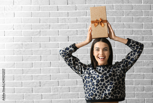 Beautiful young woman with ...