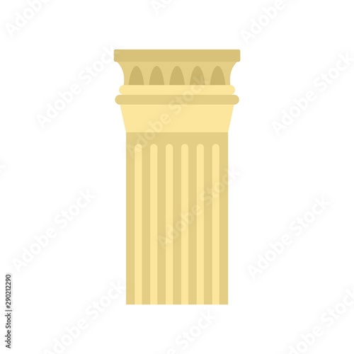 Column icon. Flat illustration of column vector icon for web design