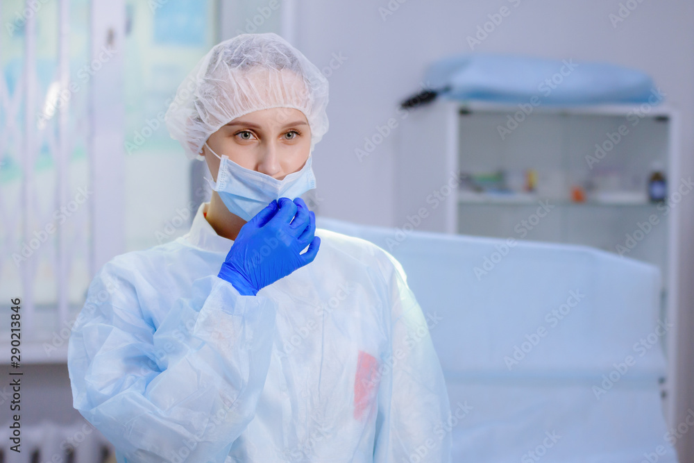 Surgical nurse portrait. Surgical nurse portrait.