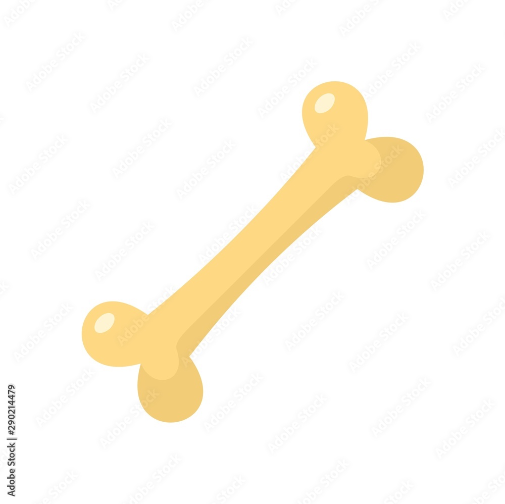 Dog bone icon. Flat illustration of dog bone vector icon for web design Dog bone icon. Flat illustration of dog bone vector icon for web design