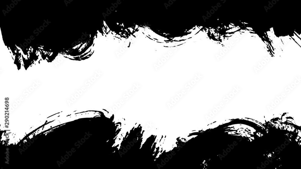 Animation grunge - brush stroke on a white background. Abstract hand - painted element. Grunge brush strokes animation. Underline and border design. Seamless looping background. 4K Animation grunge - brush stroke on a white background. Abstract hand - painted element. Grunge brush strokes animation. Underline and border design. Seamless looping background. 4K