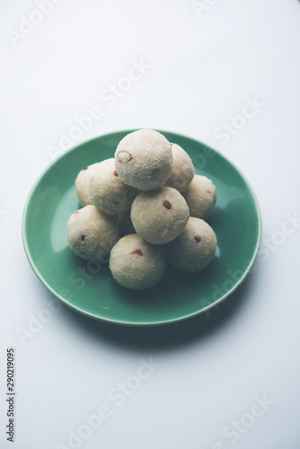 Rava Laddu or Semolina Laddoo Or Rawa Ladu  a popular sweet dish from Maharashtra  India