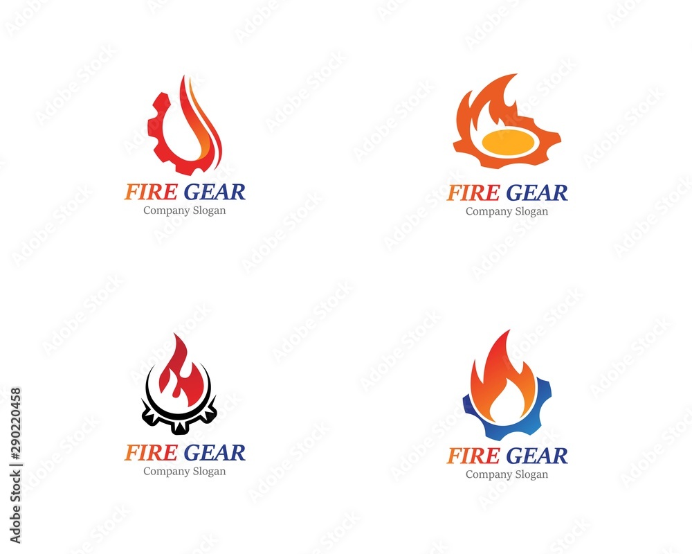 Gear Logo Template vector icon illustration design Gear Logo Template vector icon illustration design