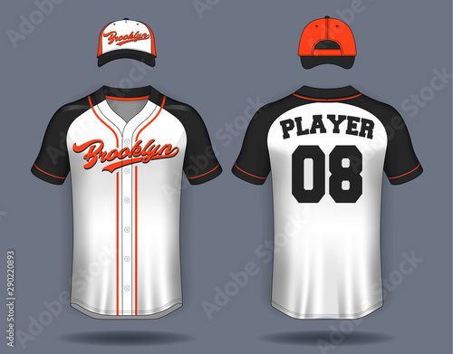 Canvas Print Baseball t-shirt mock up.