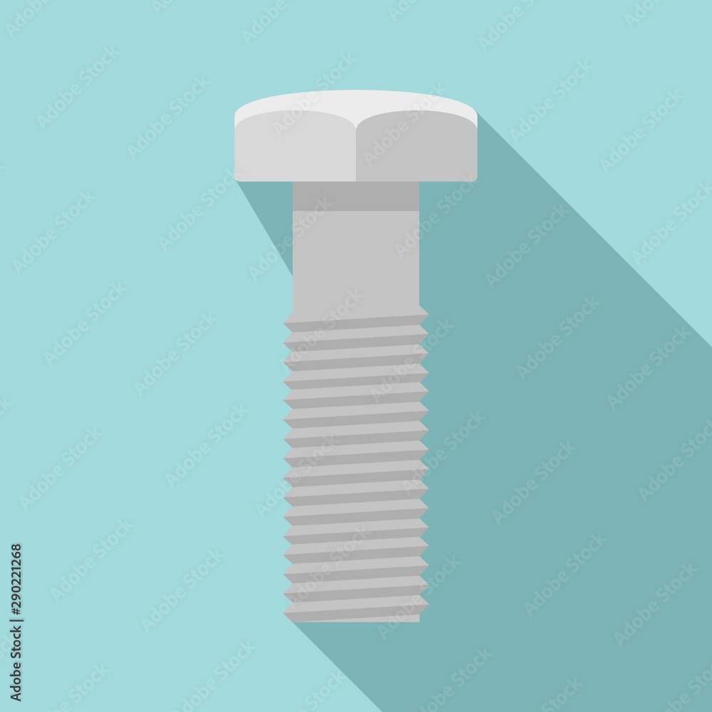 Fix screw bolt icon. Flat illustration of fix screw bolt vector icon for web design Fix screw bolt icon. Flat illustration of fix screw bolt vector icon for web design