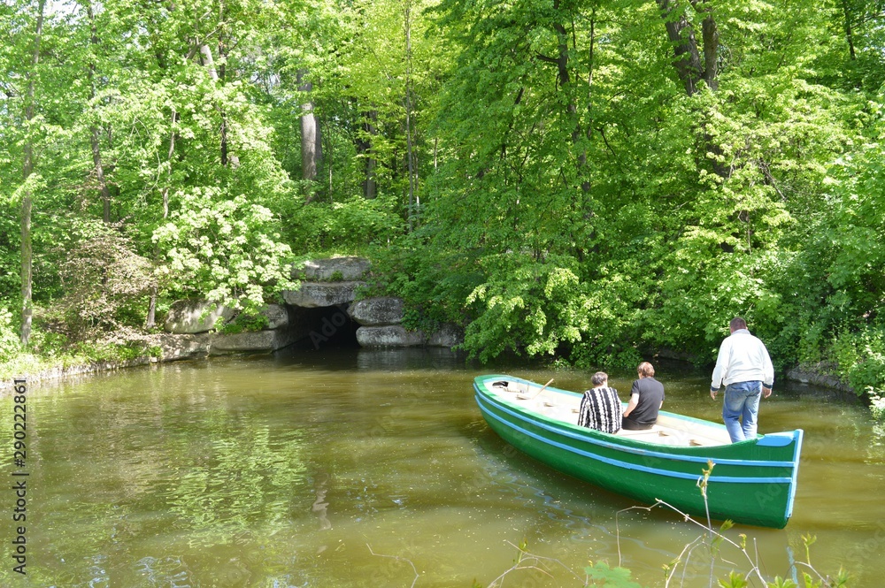 boat on the lake