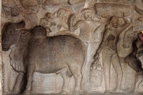 Arjuna Penance, Mahabalipuram, Tamilnadu