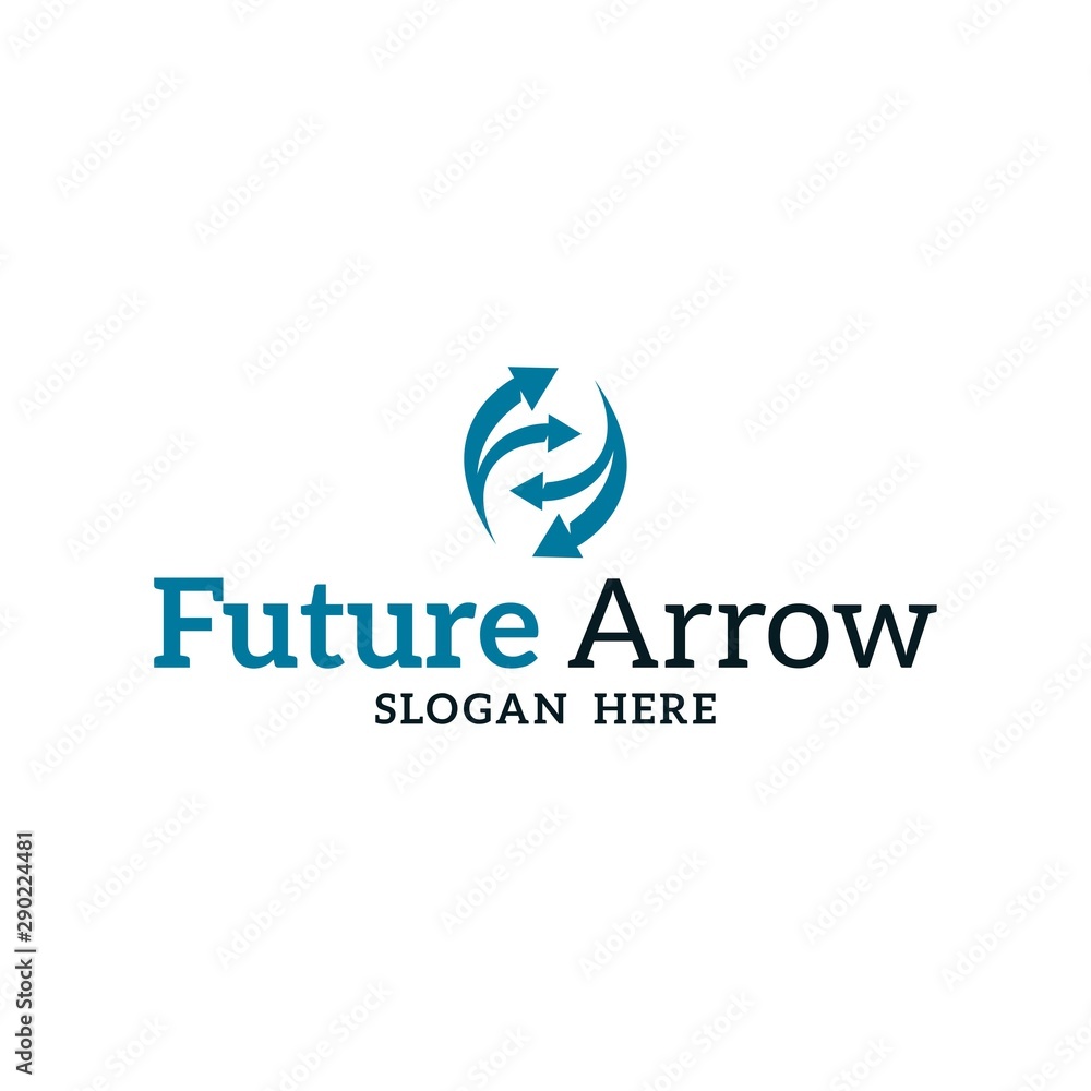 Future Arrow Company or Business Mark Logo Design Future Arrow Company or Business Mark Logo Design