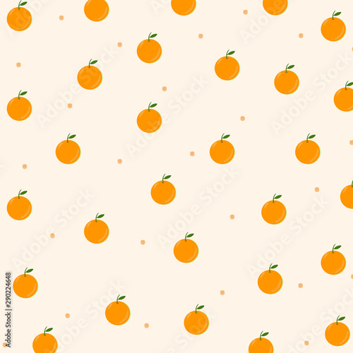 Fototapeta Naklejka Na Ścianę i Meble -  Orange illustration hand drawn pattern background.