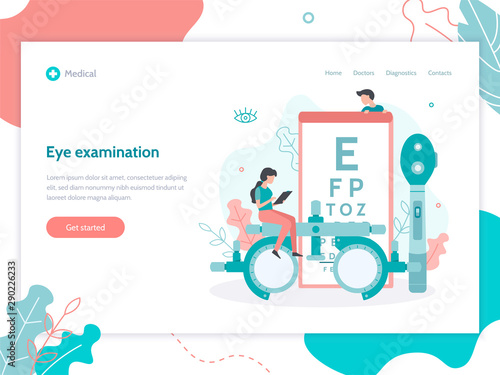 Ophthalmology web page design