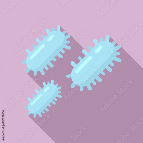 Infection virus icon. Flat illustration of infection virus vector icon for web design