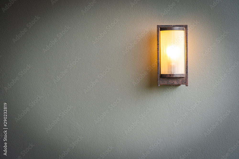 Light lamp on wall decoration Light lamp on wall decoration