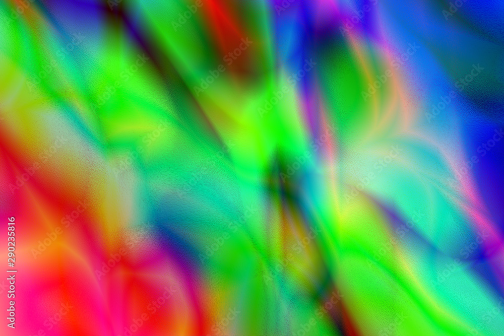 Obraz premium Liquid background green blue red