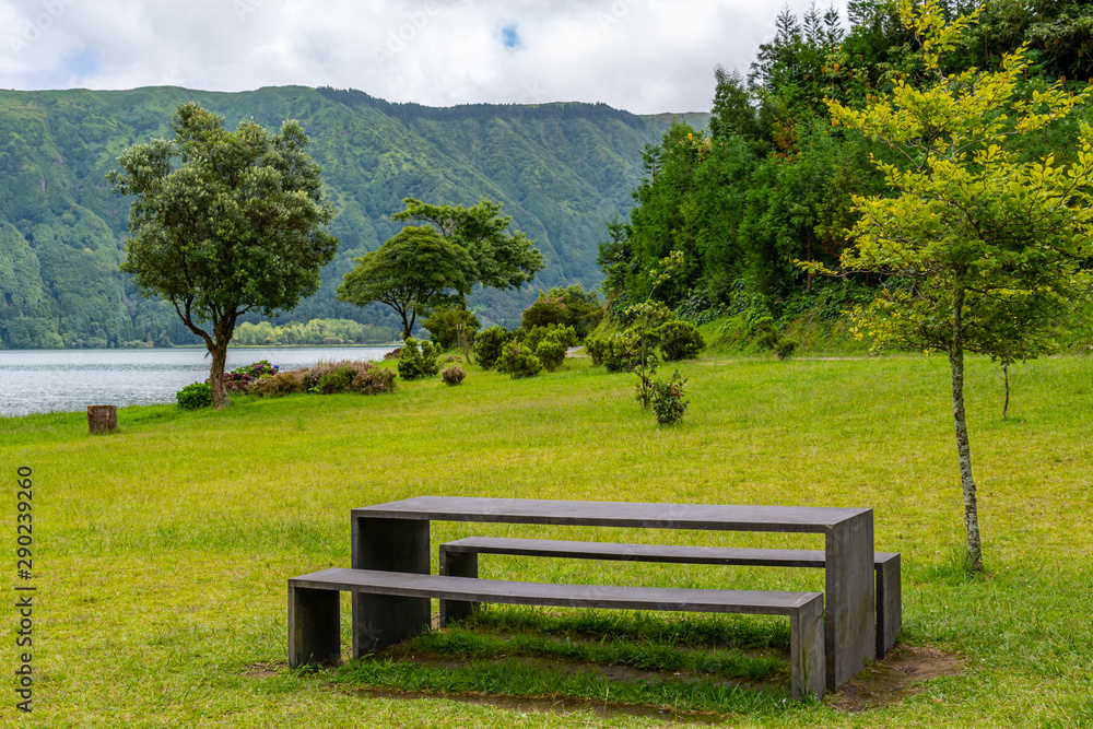 Typical landscape of the Seven Cities, Azores