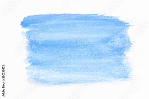 blue abstract watercolor art hand paint on white background,Watercolor background,splash painting